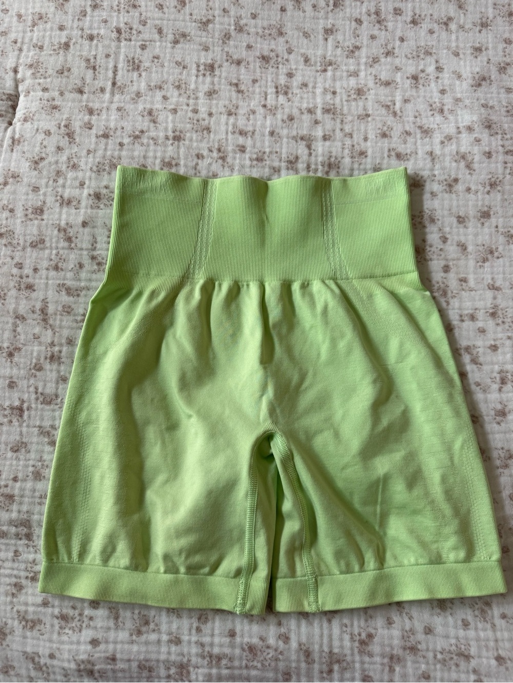 Gymshark High-Waist Lime Green Women's Active Shorts